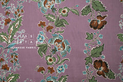 Japanese Fabric Trailing Floral - dusty lilac - 50cm