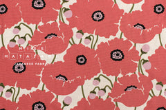 Japanese Fabric Poppies - pink - 50cm