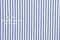 DEADSTOCK Japanese Fabric Yarn-dyed Linen Blend Shirting - blue stripes - 50cm