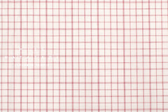 DEADSTOCK Japanese Fabric Yarn-dyed Linen Blend Shirting - red, cream - 50cm