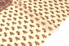 Hand Printed Indian Cotton Voile - A3 - 50cm