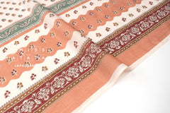 Hand Printed Indian Cotton Voile - B1 - 50cm