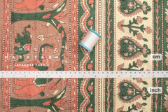 Hand Printed Indian Cotton Voile - C1 - 50cm