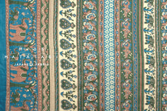 Hand Printed Indian Cotton Voile - C3 - 50cm