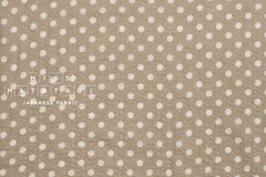 DEADSTOCK Japanese Fabric Dotty Ripple - taupe - 50cm