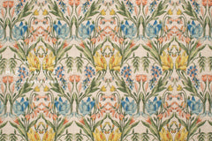 Japanese Fabric Helena - blue, orange, yellow - 50cm