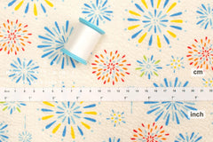 Japanese Fabric Hanabi Ripple - cream - 50cm