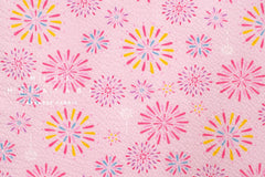 Japanese Fabric Hanabi Ripple - pink - 50cm