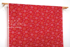 Japanese Fabric Hanabi Ripple - red - 50cm