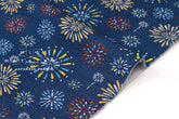 Japanese Fabric Hanabi Ripple - blue - 50cm