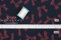 Japanese Fabric Akari - navy blue - 50cm