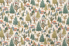 Japanese Fabric Sleepy Mountain Brushed Cotton - cream - 50cm