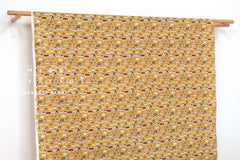 Japanese Fabric Everycat - mustard - 50cm