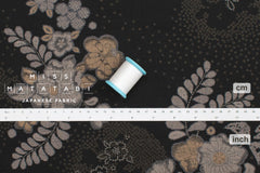 Japanese Fabric Tsujigahana - black - 50cm