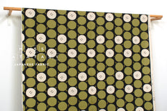 Japanese Fabric Apples - black - 50cm