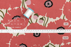 Japanese Fabric Poppies - pink - 50cm