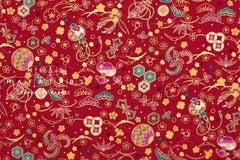Japanese Fabric Traditional Series - 80 B red - 50cm