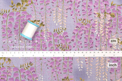 Japanese Fabric Fuji Wisteria Watercolor - wisteria - 50cm