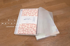 Shokunin Collection Hand-printed Chusen Japanese Tenugui Fabric - Scattered Uchiwa 13 pink - panel