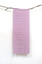 Shokunin Collection Hand-printed Chusen Japanese Tenugui Fabric - Dianthis 20 wisteria - panel