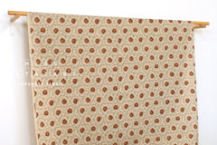Japanese Fabric Oliva Linen Blend - rust - 50cm