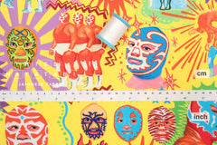 Japanese Fabric Lucha Libre - A - 50cm