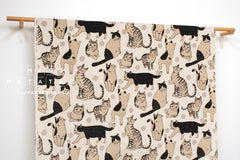 Japanese Fabric Sweet Kitty - A - 50cm