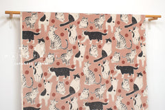 Japanese Fabric Sweet Kitty - pink - 50cm