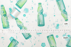 Japanese Fabric Ramune Drink - green - 50cm