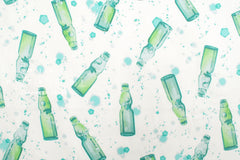 Japanese Fabric Ramune Drink - green - 50cm