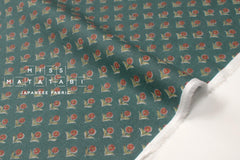 Japanese Fabric Arabella Floral - green - 50cm