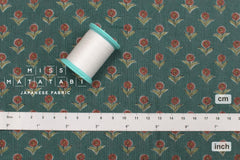 Japanese Fabric Arabella Floral - green - 50cm