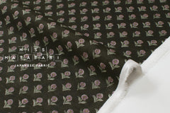 Japanese Fabric Arabella Floral - charcoal - 50cm