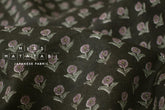 Japanese Fabric Arabella Floral - charcoal - 50cm