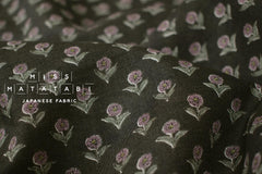 Japanese Fabric Arabella Floral - charcoal - 50cm