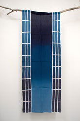 Shokunin Collection Hand-printed Chusen Japanese Tenugui Fabric - Echappées Bleues - Songe - panel