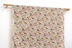 Japanese Fabric The People We Meet - multi - 50cm