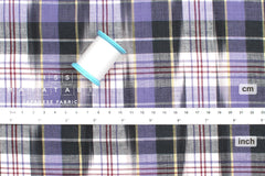 DEADSTOCK Japanese Fabric Madras Check Cotton III - 13 - 50cm