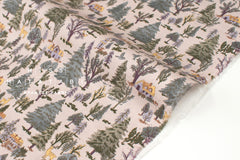 Japanese Fabric Sleepy Mountain Brushed Cotton - dusty pink - 50cm