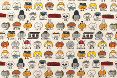 Japanese Fabric Everycat - off white - 50cm