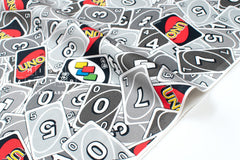 Japanese Fabric Uno Cards - grey - 50cm