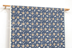 Japanese Fabric Akane Flowers - blue - 50cm