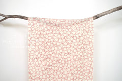 Shokunin Collection Hand-printed Chusen Japanese Tenugui Fabric - Scattered Uchiwa 13 pink - panel