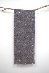 Shokunin Collection Hand-printed Chusen Japanese Tenugui Fabric - Sailboat 17 dark navy blue - panel