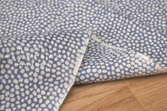 Shokunin Collection Hand-printed Chusen Japanese Tenugui Fabric - Hail 37 grey - panel