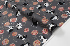Japanese Fabric Hachiware Tuxedo Cats - 2E - 50cm