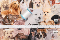 Japanese Fabric Existential Crisis Pups - 50cm