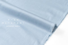 Japanese Fabric Organic Cotton Solids - light blue - 50cm