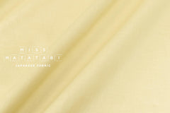 Japanese Fabric Organic Cotton Solids - light mustard - 50cm