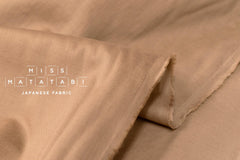 Japanese Fabric Organic Cotton Solids - clay - 50cm